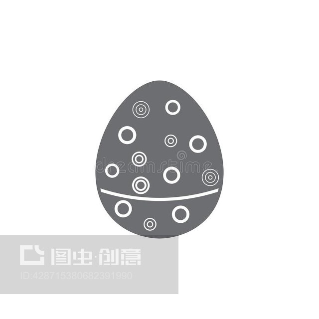 复活节彩蛋图标。简单的元素插图。复活节彩蛋符号设计模板。可以用于网络和移动端Easter egg icon. Simple element illustration. Easter egg symbol design template. Can be used for web and mobile